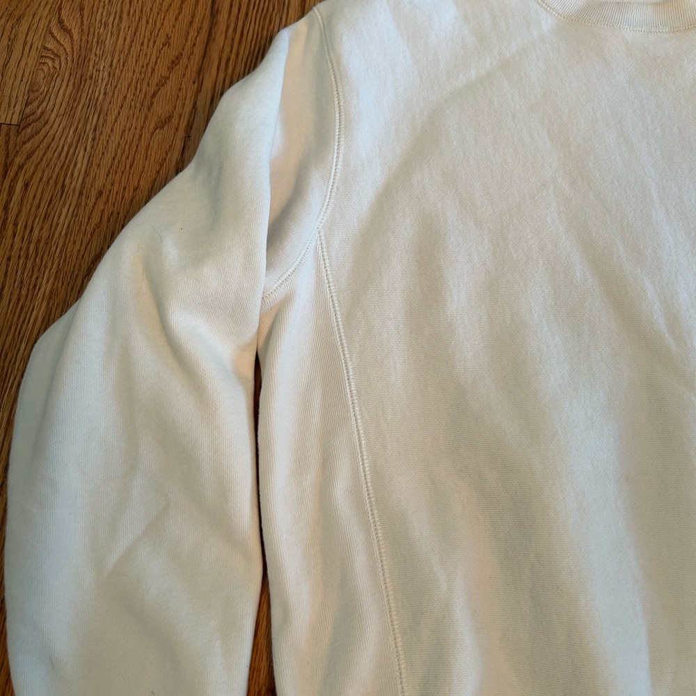Foxtrot Market Cream Crewneck Sweatshirt Long Sleeve, Heavy weight, RARE | Sz S - Picture 3 of 10